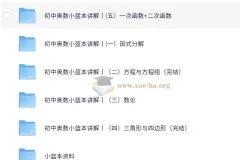 初中奥数竞赛小蓝本讲解课程