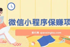 腾讯官方微信小程序保赚项目：自动运营，收益稳定