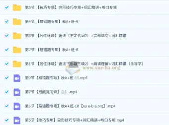 万雨露初二英语培训班（2024秋季·全国通用版·A+班）