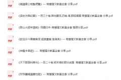 南怀瑾文教基金会分享：中医药与史地经典古籍合集