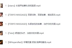 《精彩ASMR助眠按摩视频 每日更新》