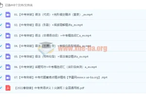 2022初三英语寒假尖端班（王凯皎）