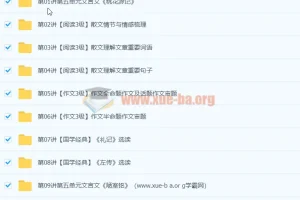 初二语文年卡目标满分班（全国人教版）任佳 80 讲带讲义