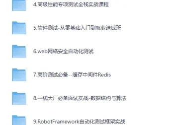 《挑战年薪50万：高级测试开发全栈系列课》
