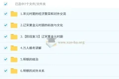 都运欢初一历史培训班（春下·全国版·A+）