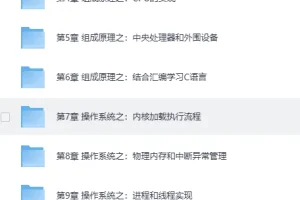 《重构计算机专业课：手写四大核心模块硬核筑基课程》