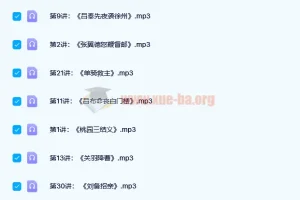 孩子一听就入迷的《三国演义》有声故事