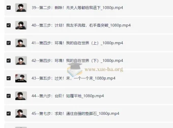 小学、初中、高中生及家长必看：《高效学习之路》47节课