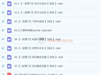 2024春下初三政治A+班 韦墨