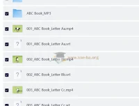 幼儿英语启蒙动画《字母书 ABC Book》（音视频+电子书）