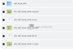 幼儿英语启蒙动画《字母书 ABC Book》（音视频+电子书）