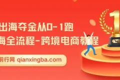 14节出海夺金：从0-1跑通跨境电商出海全流程教程