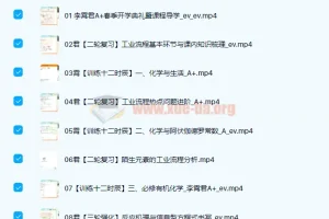 2022高三高考化学李霄君A+班春季班