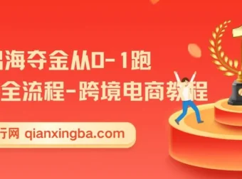 14节出海夺金：从0-1跑通跨境电商出海全流程教程