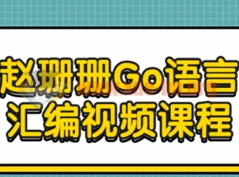 赵珊珊Go语言汇编视频课程
