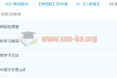 初中语文CES学习方法课程