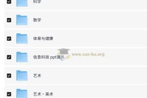 小学1 – 6年级各科各地电子版教科书合集