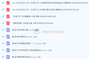 2023秋下五年级数学A+课程（房亮）