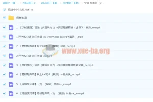 2024初三中考英语林淼A+尖端秋季班上课程