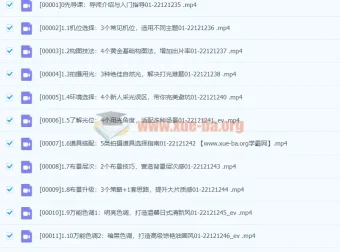 Sir电影私塾手机美食摄影课：百万美食大V亲授全网最全美食拍摄攻略