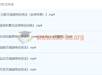 中考语文冲刺营：冲刺考场满分班