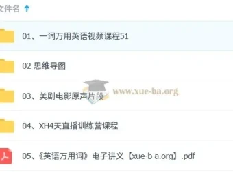 兴辉老师英语万用词课程