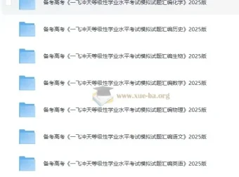 备考高考：2025版《一飞冲天等级性学业水平考试模拟试题汇编》