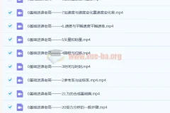 高一物理必修一基础篇大招视频救命包