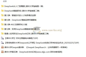 清华大学DeepSeek教程全9弹