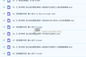 2025初三中考英语王凯皎课程（暑假、秋季、寒假、春季班）