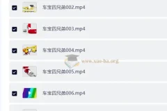 儿童益智启蒙动画《车宝四兄弟 Cartoon Cars (中英双版) 》