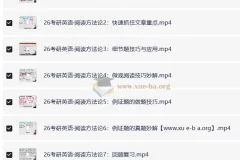 2026考研英语唐迟阅读方法论课程