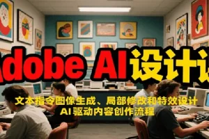 Adobe AI设计课：掌握AI驱动的内容创作全流程
