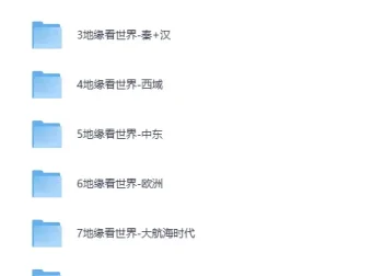 《温骏轩地缘历史系列书籍合集》