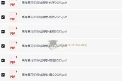 理想树《高考复习阶段检测卷·全九科 (2025春) 》