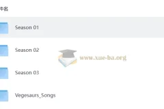 BBC幼儿英语启蒙动画《蔬菜恐龙Vegesaurs》1 – 3季