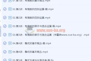 小升初六年级升初一数学勤学班（朱韬）