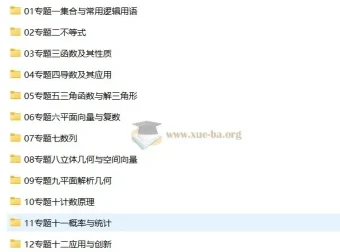 2025版新高考版高考总复习：考点清单+考法清单