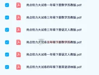2024春 亮点给力大试卷