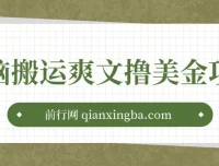 通过搬运国内爽文赚美金项目：操作简单，收益可观