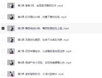 12节在家练出性感蜜桃臀课程：让臀部圆紧翘