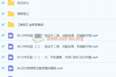 2024高三高考物理夏梦迪寒假班课程