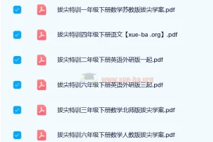 2024春小学拔尖特训课程（涵盖语文、数学、英语）