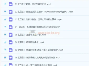 高二生物春季班课程（陈旭晨）