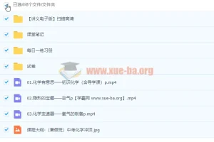 初三化学暑假冲顶班（赵潇飞）