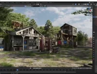 Blender影视级场景制作：废墟加油站全流程课程