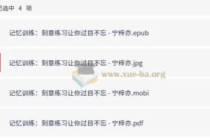 《记忆训练：刻意练习让你过目不忘》——学习能力差异的奥秘