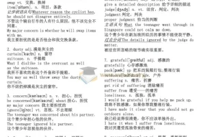 闪电背单词小初高合集