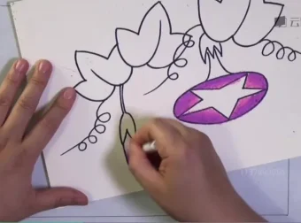 儿童蜡笔画入门13课：水果花卉轻松学