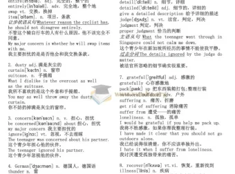 闪电背单词小初高合集